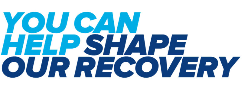 You can shape our recovery 